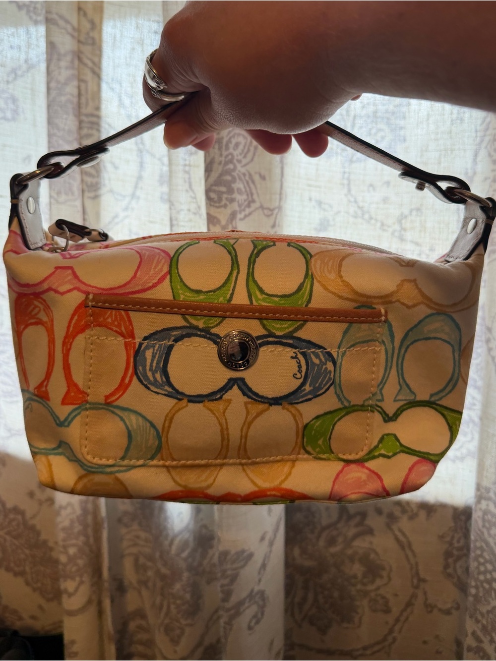 Coach Hampton Weekend Scribble Mini Bag